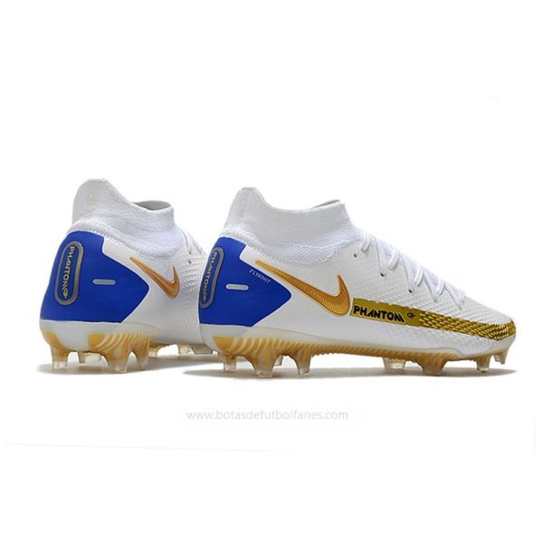 Nike Phantom GT Elite DF FG Blanco Oro Azul